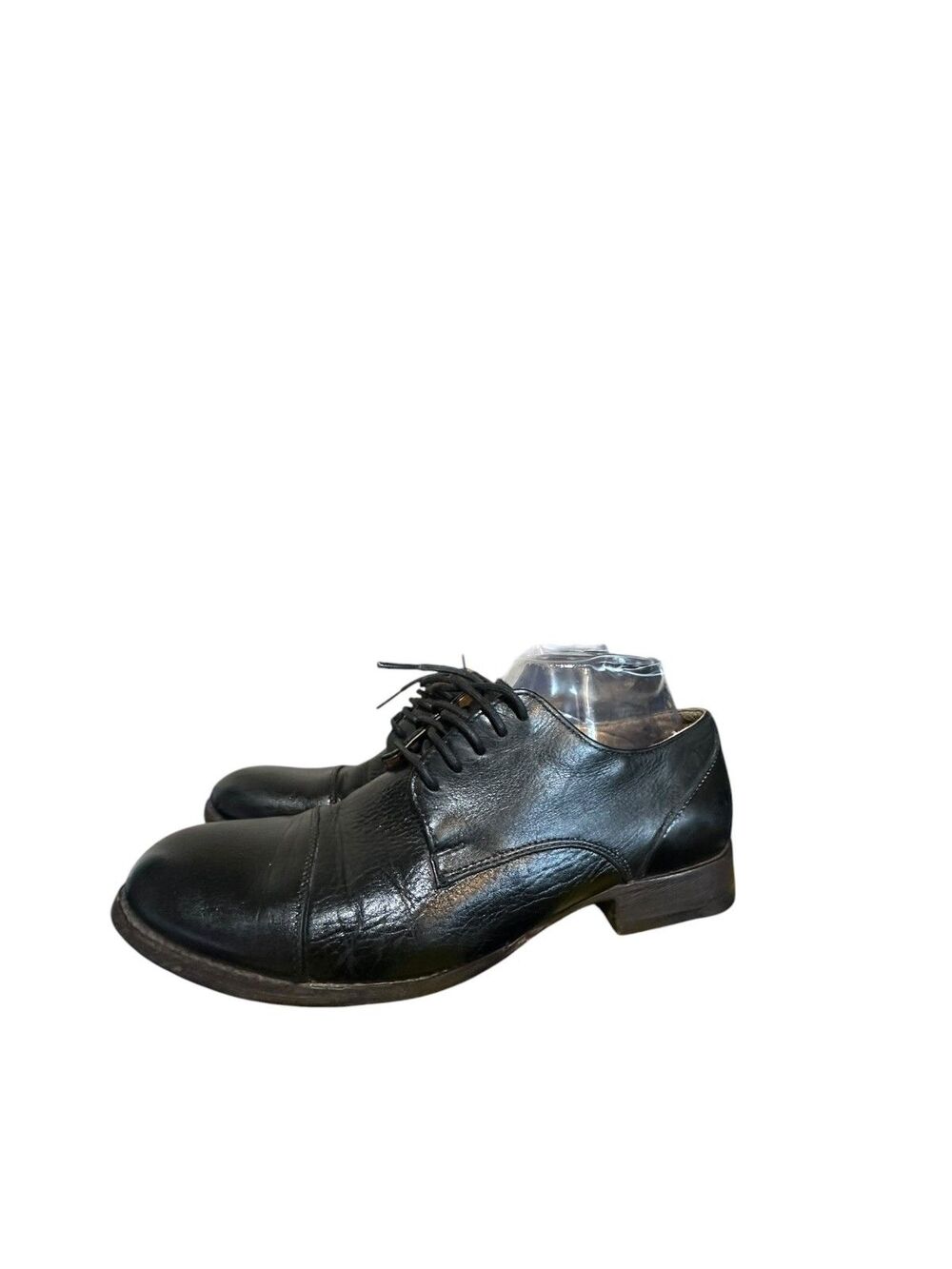 Frye James Oxford Women's Black Leather LaceUp Shoes Size 9 B Professional